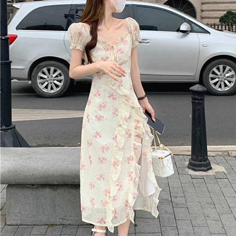 Vestido de verano con estampado floral