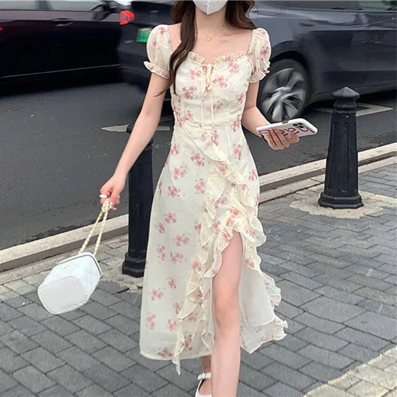 Vestido de verano con estampado floral